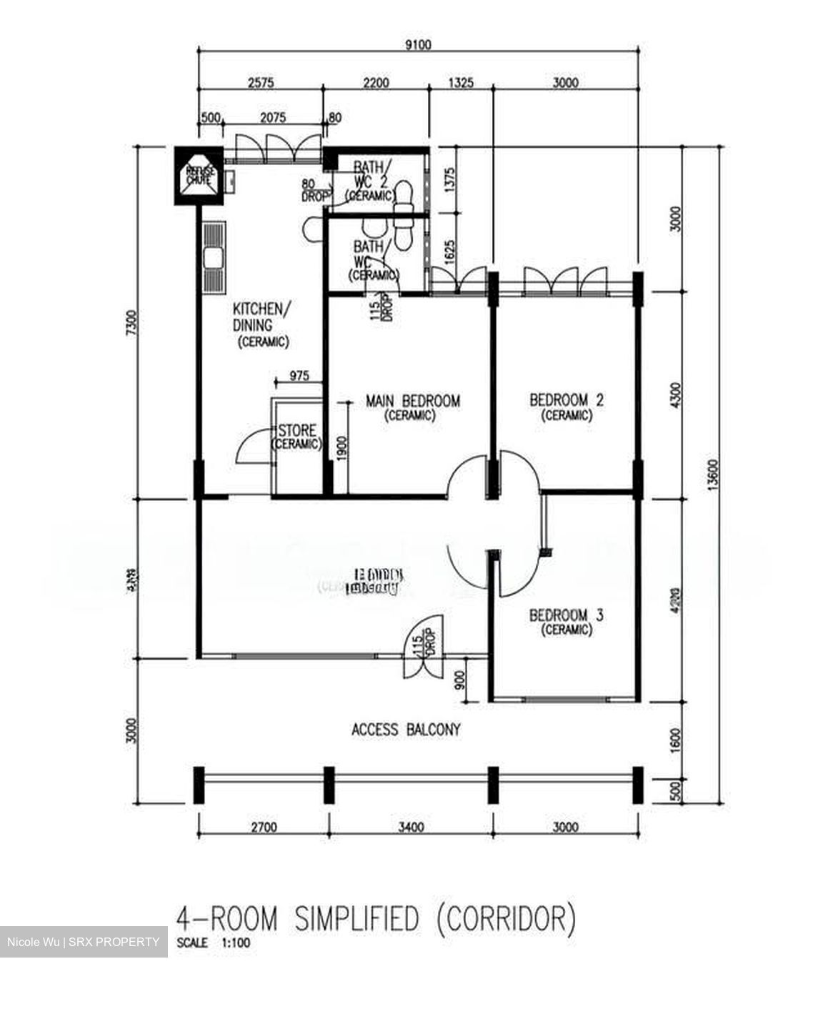 Blk 646 Yishun Street 61 (Yishun), HDB 4 Rooms #551144901